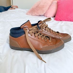Italian Lace-up Everyday Boot, Camel Colored